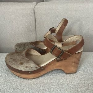 Five Worlds Calf Hair Clogs